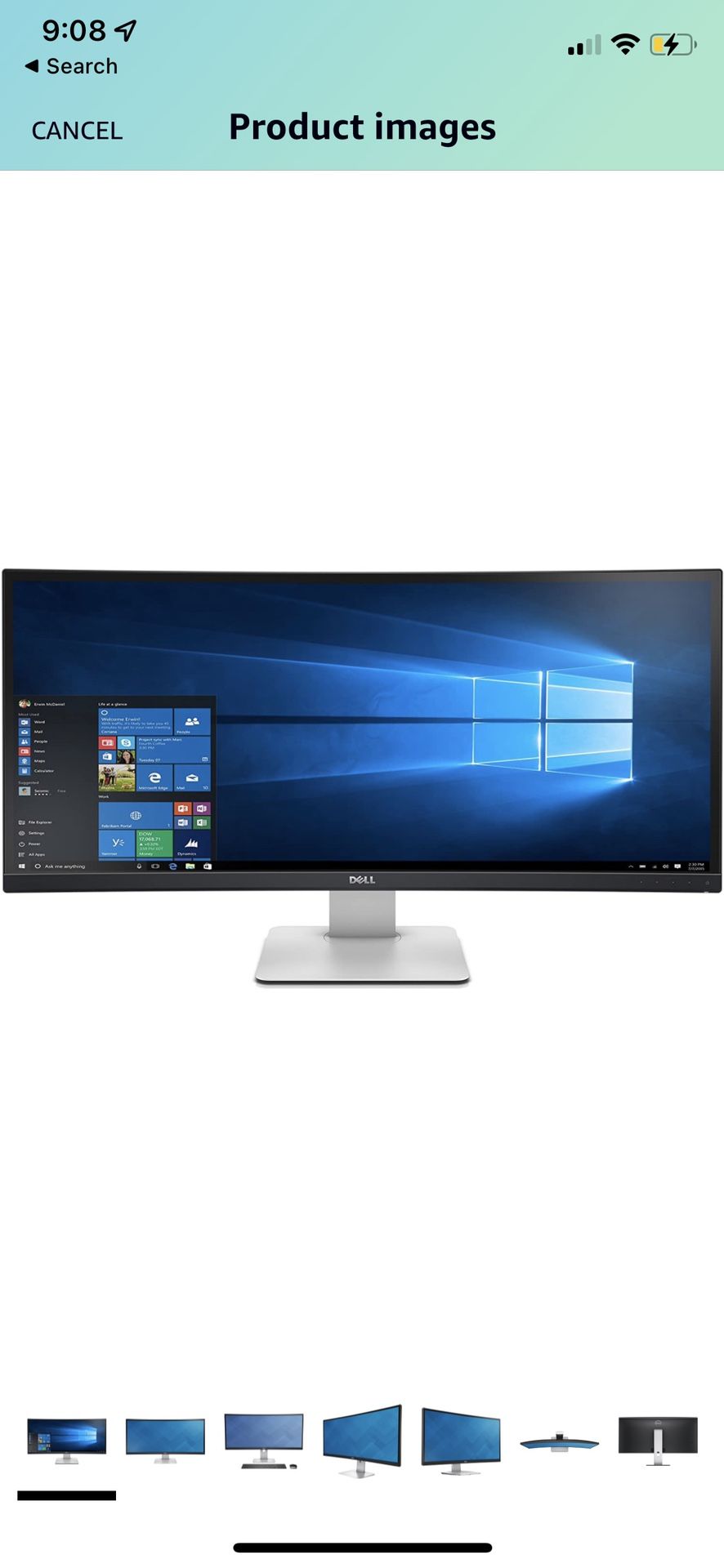 Dell UltraSharp Curved Monitor 34 Inches