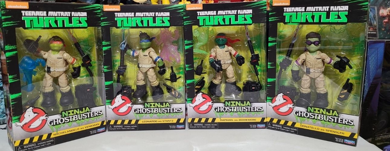 NINJA GHOSTBUSTERS Teenage Mutant Ninja Turtles Figure Lot 2017