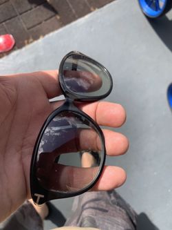Tom Ford Black Cats Eye Sunglasses Karmen TF-329