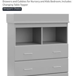 NEW Baby Change Table Dresser 