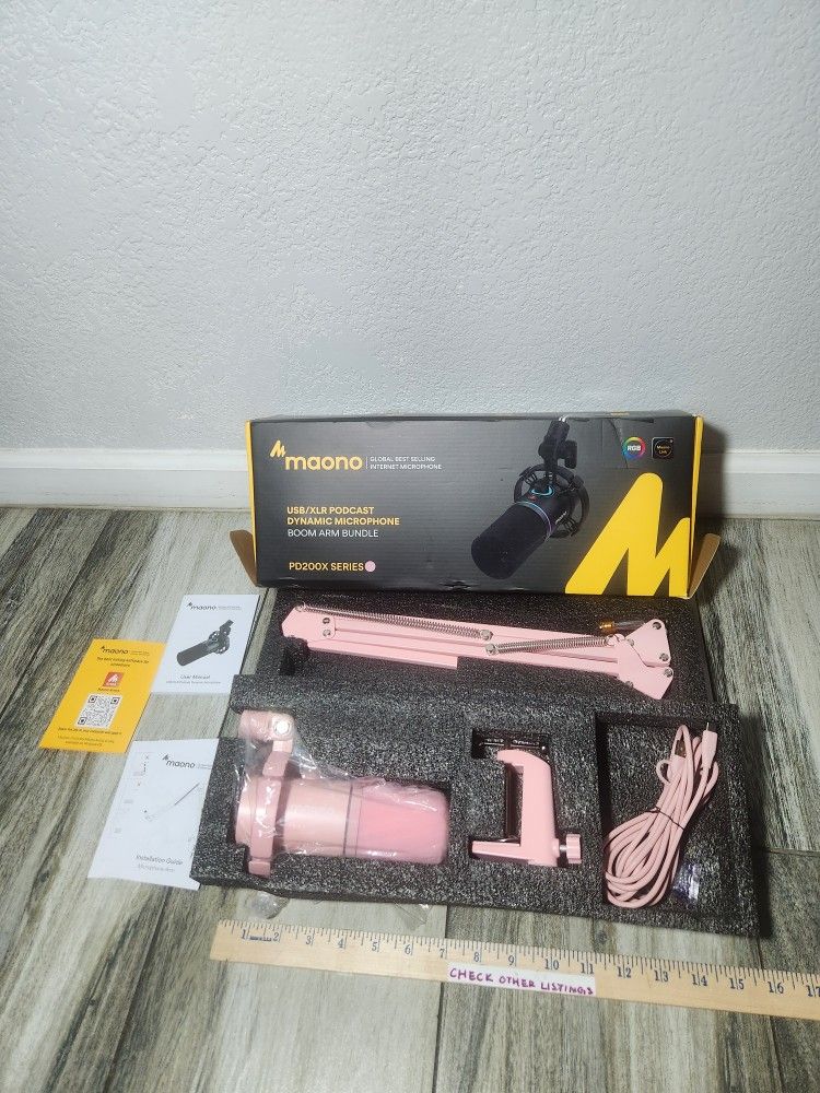 MAONO XLR/USB Dynamic Microphone Kit,