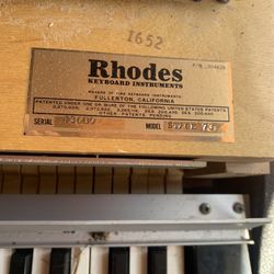 Rhodes Instrument 