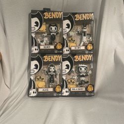 Bendy/ Joey Drew Studios/ Bendy/ Alice / Boris/ Hula Bendy/ Jakks 