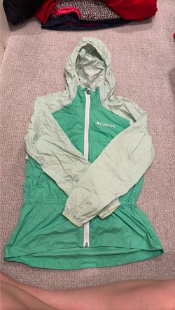 Columbia Lightweight Green Jacket Kids  Small Size 7/8