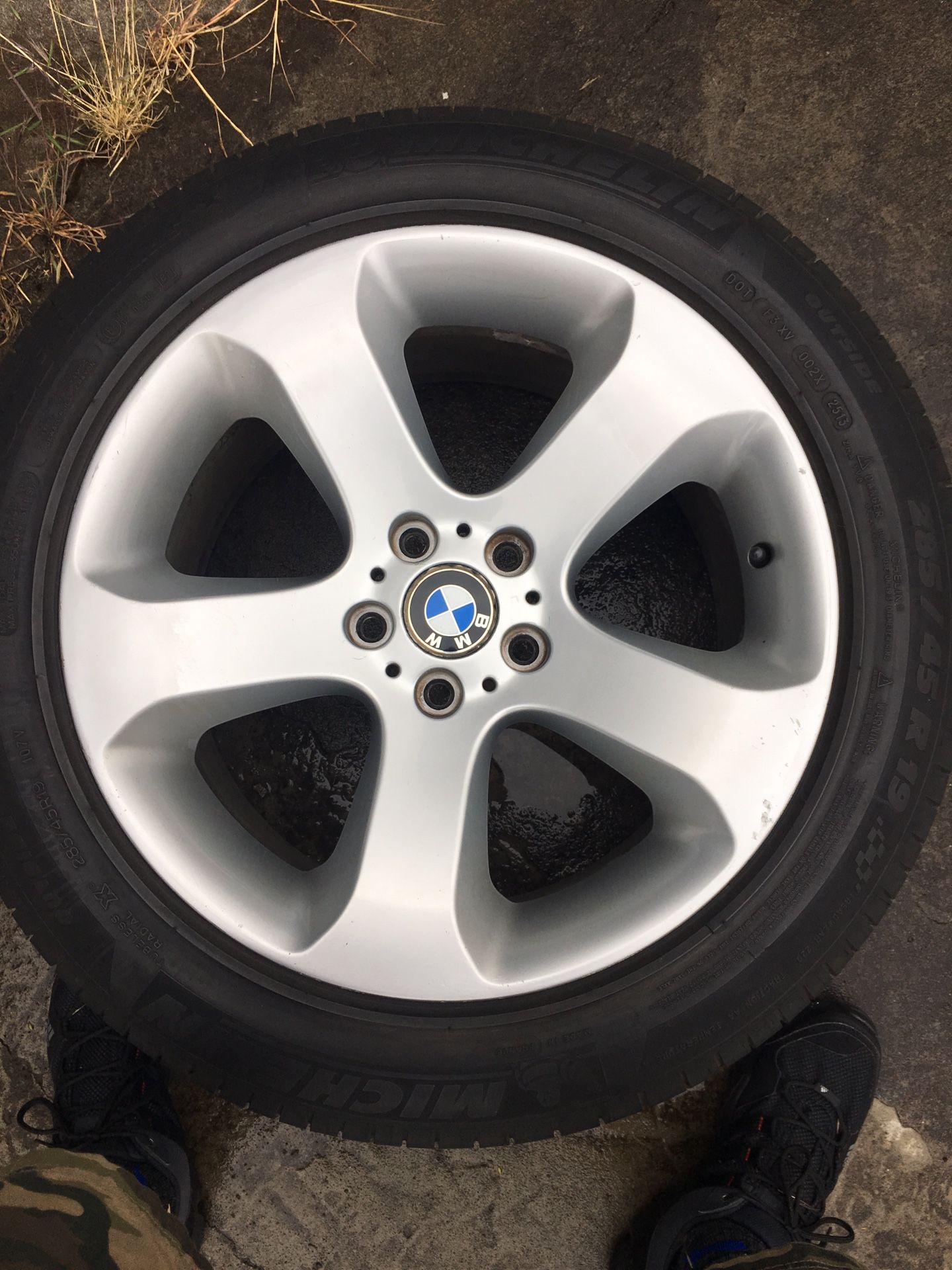 BMW X5 rims and tires. 299 or first decent offer would trade for