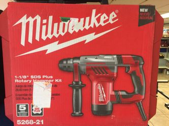 Milwaukee 1-1/8 sds pluse rotary hammer kit