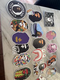Bape stickers 50 pack