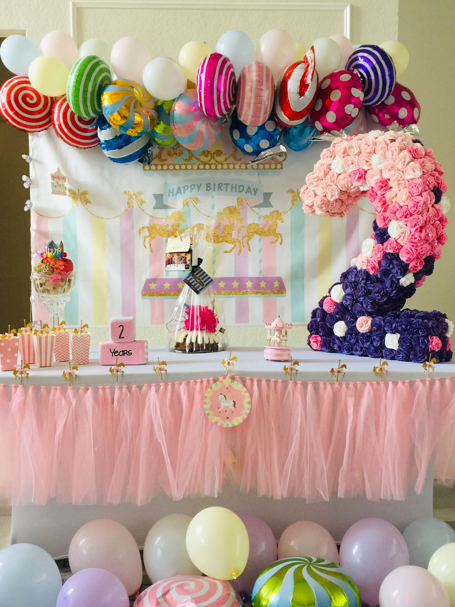 Carousel Birthday Party Supplies - Decoration