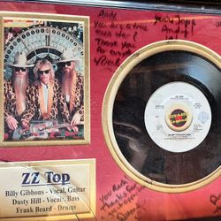 Signed ZZ Top Album