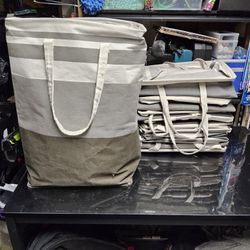 8 Colapsible and Waterproof 75L Laundry Baskets 15.9"L x 12"W x 24"H