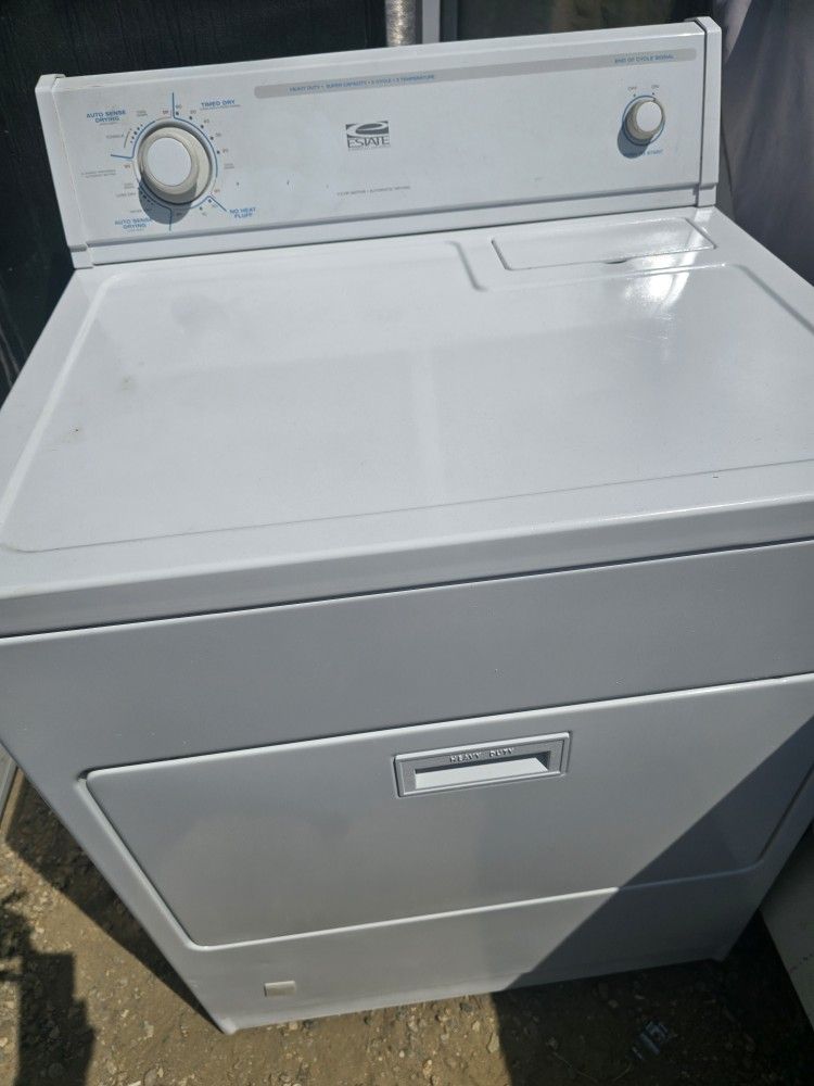 State Gas Dryer By Whirlpool Super Capacity And Heavy Duty Works Excellent 