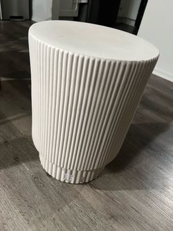 West Elm Ceramic Side Table