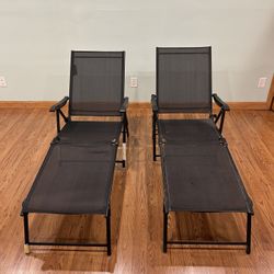 Folding Sling Lounger Chair - Steel Frame! Brand New