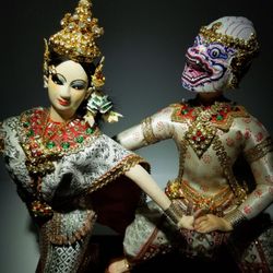 Rare Collectable Thailand Original Khon Dancing Dolls