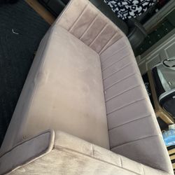 Dust Pink Storage Couch