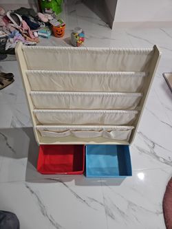 Baby Playpen & Bookshelf Set – Excellent Condition – $50