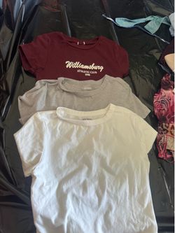 3 mini t shirts 2 target 1 not sure small and medium