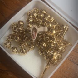 Gold rosary 24 K Baño