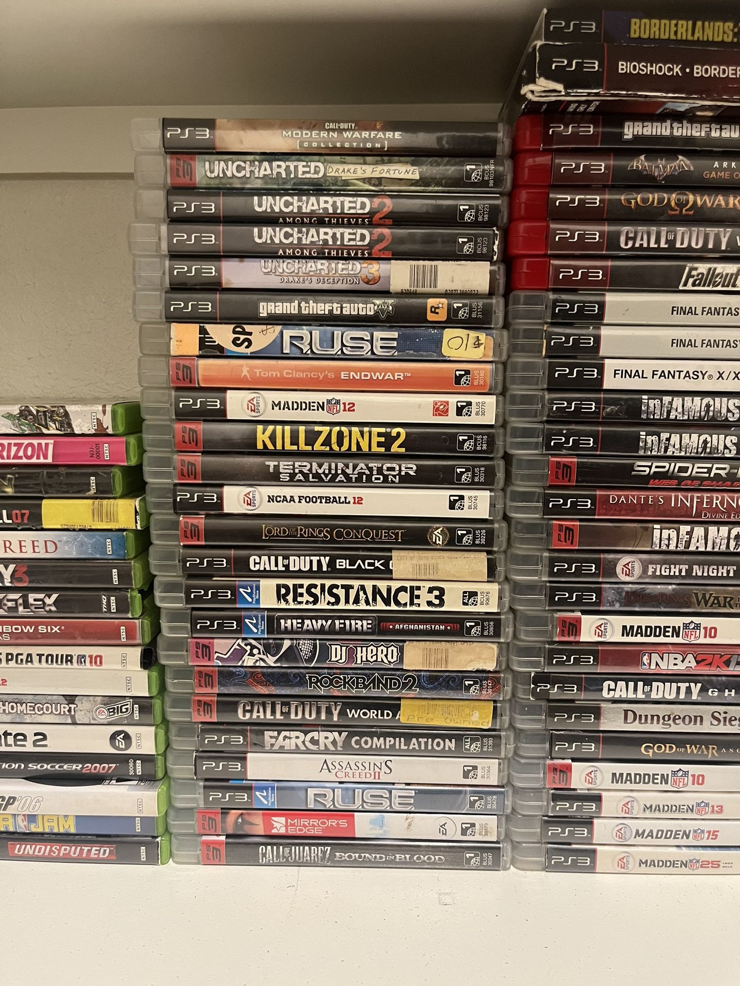 PS3 Video Games ; Buy 3 Get 1 Free