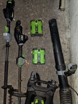 Ego commercial blower,  weed wacker,hedge trimmer