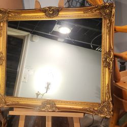 Antique Style Gold Mirror 