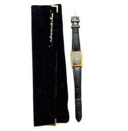 Disneyland Resort Cast Member CMO Mickey Mouse Genuine Leather Watch