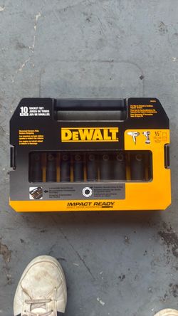 Dewalt 10 peace socket set