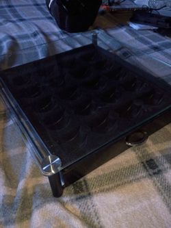 Glass / metal. Display case. for jewelry, watces ,coins. New-- never used
