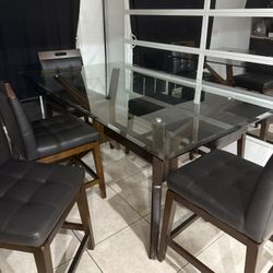 Glass Table Set