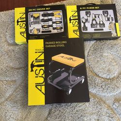 Pliers Drivers And A Padded Rolling Stool New