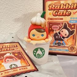 POP MART PUCKY Rabbit Cafe Series - Poko Latte