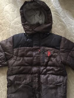 Kids winter puffer jacket U.S. Polo Association size 5-6