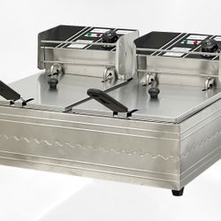 12L Electric double Deep Fryer EF-82