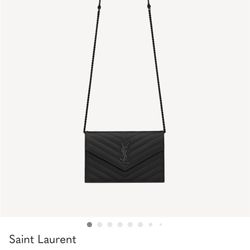 Authentic Saint Laurent Cassandra Chain Handbag 