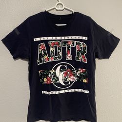 Preshrunk Large A day To Remember band T shirt Band Merch Tultex Floral Pattern