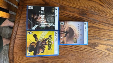 PS5 3 Game Bundle – Wolverine, Dune, MGS Snake Eater