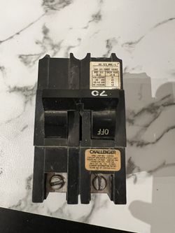 Challenger 70A 2 Pole Breaker