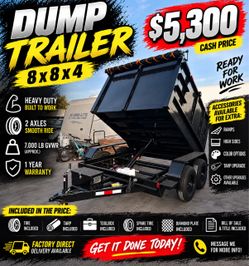 Dump Trailer Black ‼️
