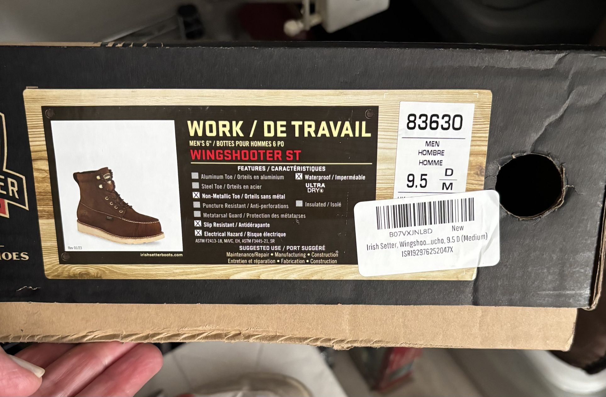 Irish Setter Work Boots 9.5