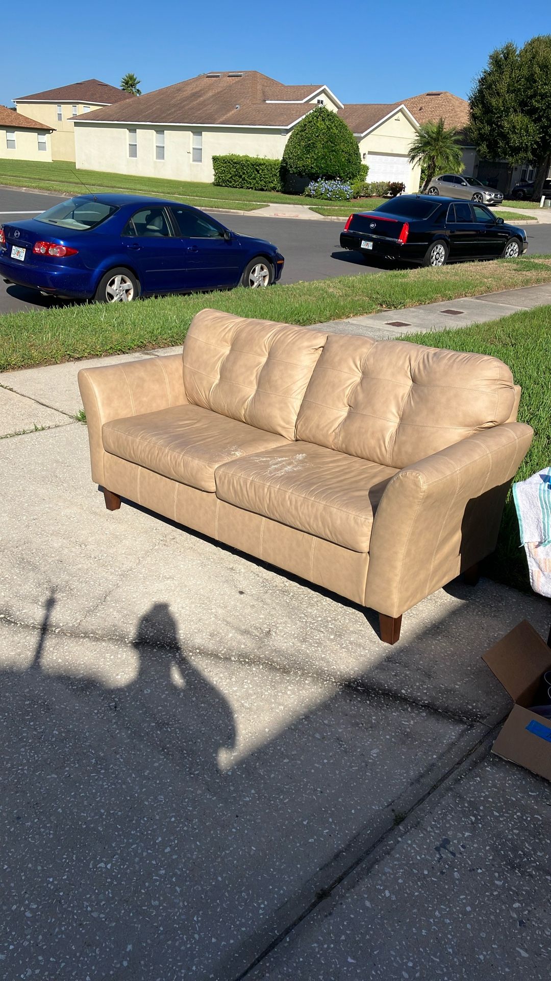 Ashley Leather Sofa