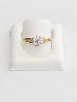 14k Real Gold Engagement Ring for Women
