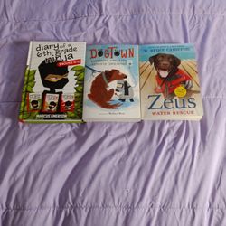 3 Elementary - Middle school Aged Reading Books