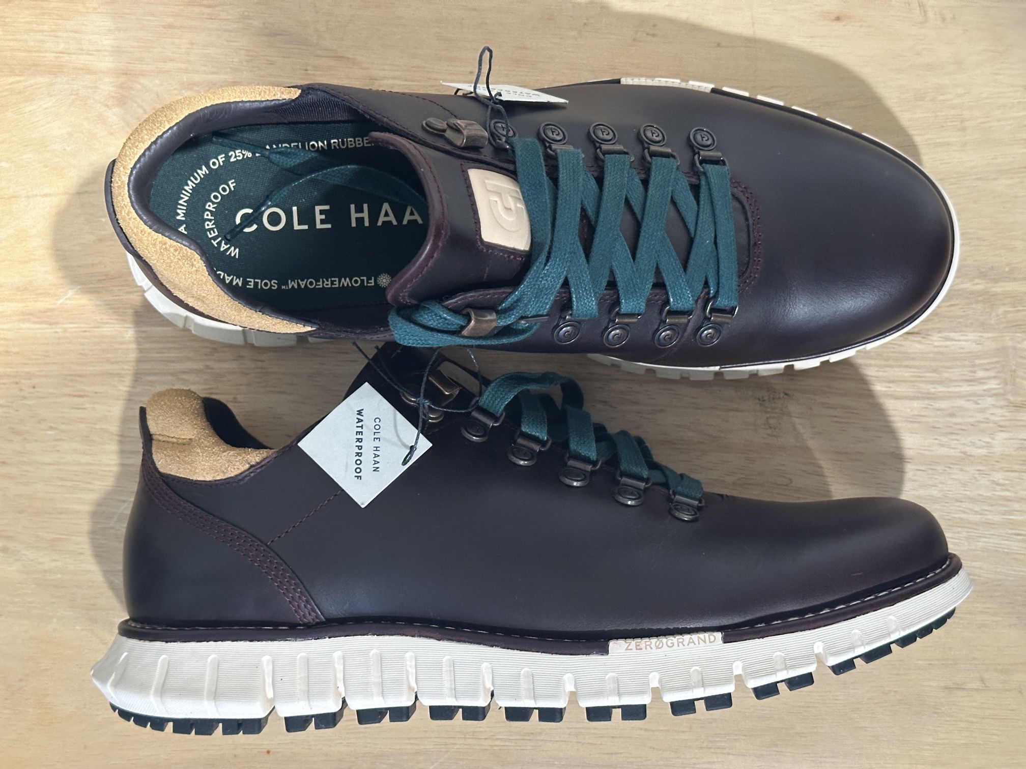 COLE HAAN Men's ZERØGRAND Remastered Waterproof Low Hiking Boots