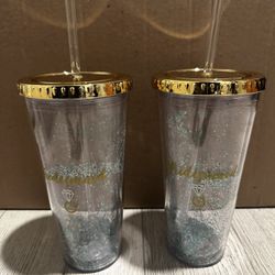Bridesmaids Glitter Tumble Cups (new) 