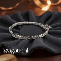 🤍925 Sterling Silver💎 Diamond Infinity Design Tennis Link Bracelet 👌