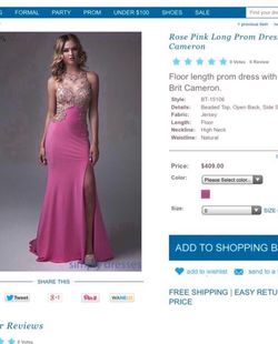 Brit Cameron dress brand new