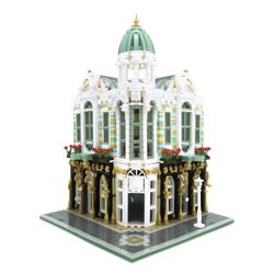 Street View Building Blocks Kit, Gem Store Mini Blocks Construction Toys European Architecture Model House Store Building Set, Idea Gifts Home Decorat