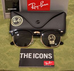 Ray-Ban Clubmaster Sunglasses with Case New