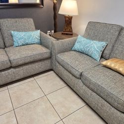 Sectional Sofa Sleeper queen size with Loveseat 
