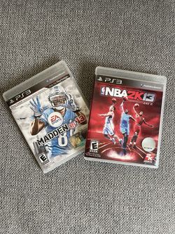 NBA 2K ‘13 - MADDEN ‘13
